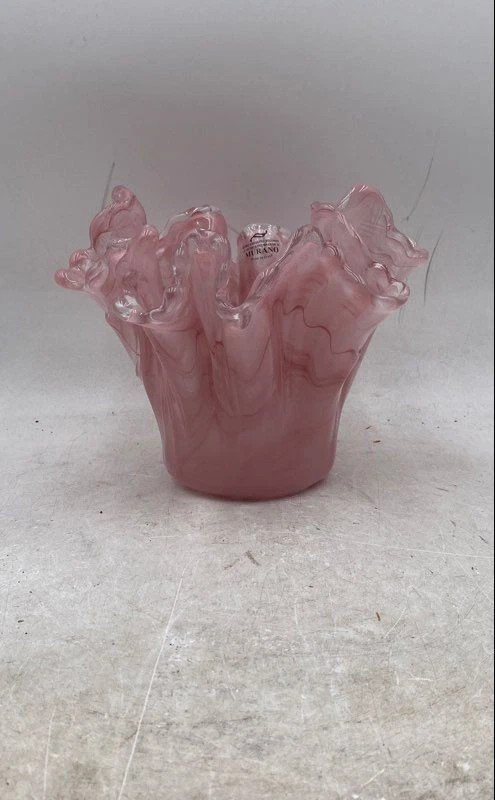 Glass Original Pink Collectible Vases for sale | eBay