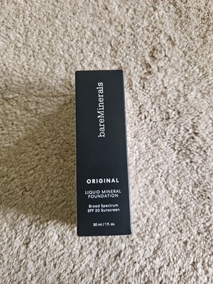 BARE MINERALS ORIGINAL LIQUID MINERAL FOUNDATION SPF 20 FAIRLY MEDIUM  30 Ml 1FL