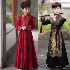 Chinese children's Boy Traditional Hanfu New Year dress