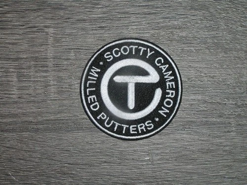 Pro Golf Black/White Embroidered Iron On Patch 2.75" x 2.75"