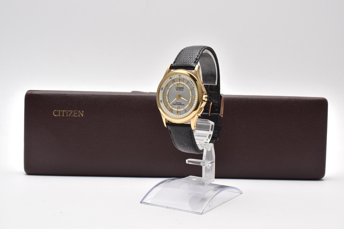 時計 CITIZEN EXCEED eco drive H430-T005705 Near MINT /Case] CITIZEN Exceed Eco Drive H430 T005705 Radio