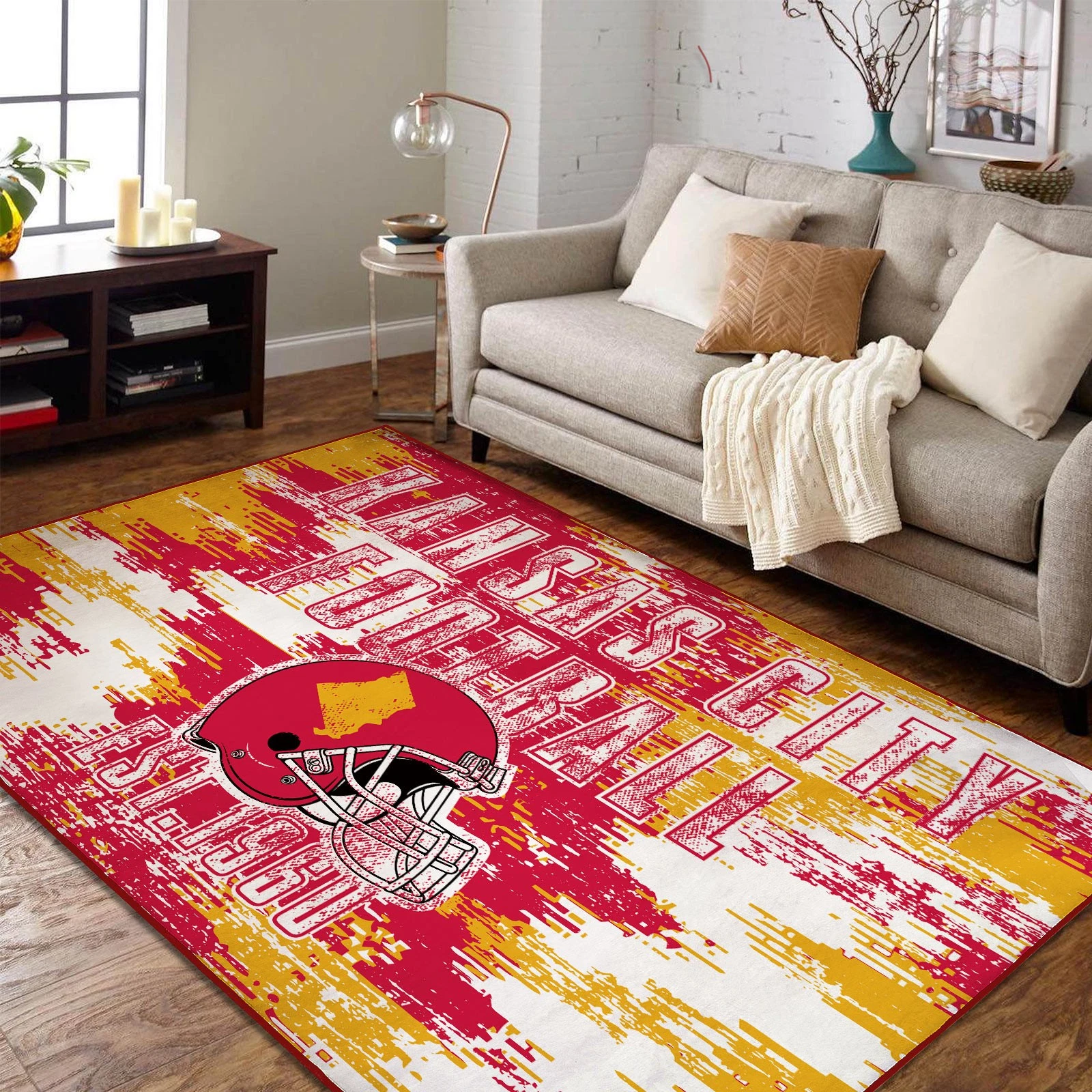New Kansas Football Rug
