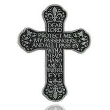 Motorist Prayer Cross Visor Clip Religious Gifts Protection New Drivers 1x2 In
