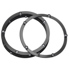 4Pcs 5" Rotating Swivel Stand with Steel Ball Lazy Susan 0.06x4.13" Black