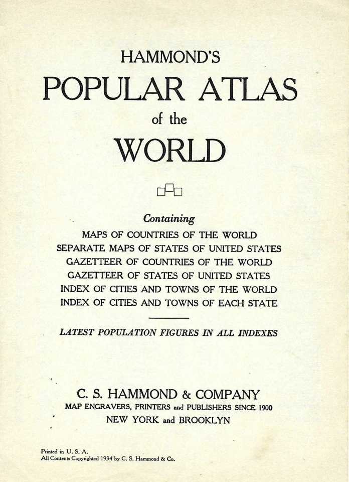 Mapa estatal "azul" de ALABAMA 1934 por C.S. Hammond, Alfombrilla Enmarcada/Doble VER DESCRIPCIÓN Foto 3 de 3