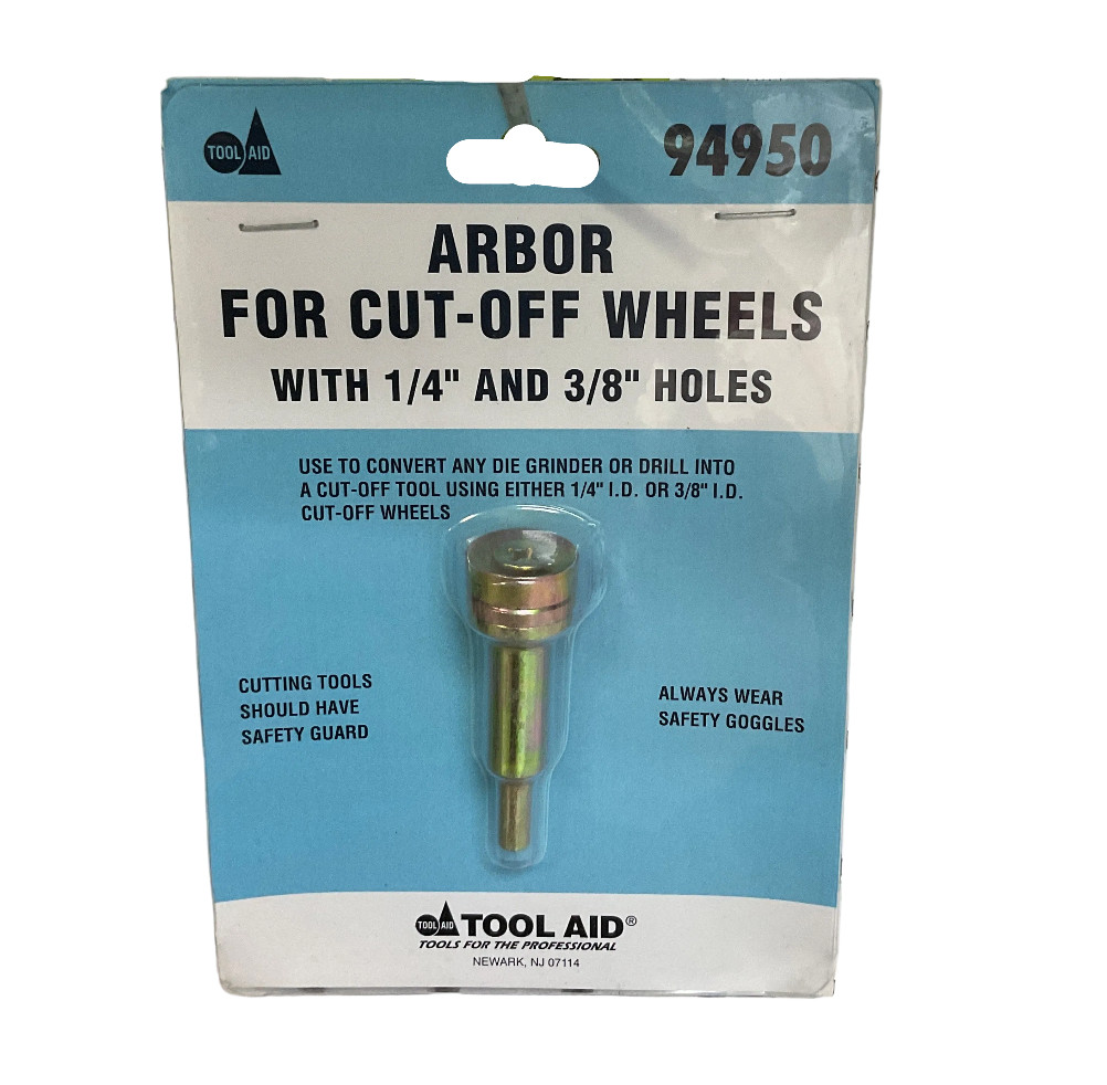 Arbor For Cut-Off Wheels with 1/4" and 3/8" Holes #94950 Air