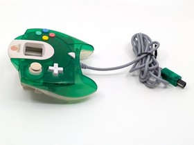 Sega Dreamcast Controller Clear Green Pad HKT-7700 Tested NearMint
