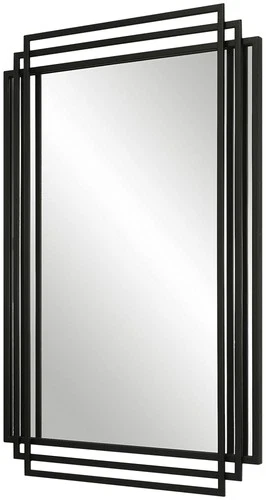 Uttermost 09768 Amherst 23-3/4" W x 36-1/2" H Rectangular Framed - Black - Picture 6 of 7