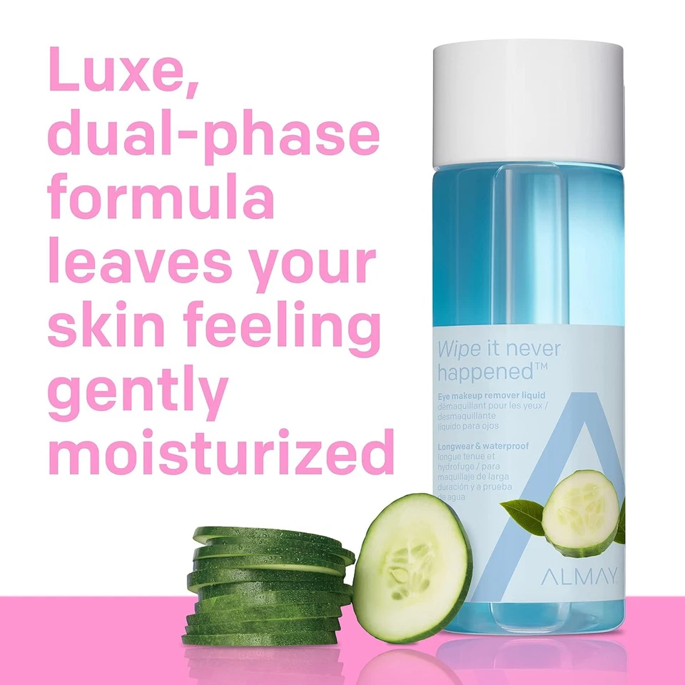 Almay Desmaquillante de Ojos Líquido, Larga Duración e Impermeable, 4 Fl Oz (Pack de 1) Foto 3 de 3