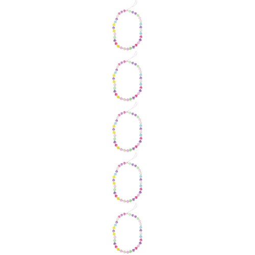 5 Pack Love Mobile Phone Chain Lanyard Necklace Beaded Charm Strap - Zdjęcie 4 z 12