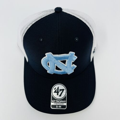 ‘47 Brand UNC North Carolina Tar Heels Fitted Navy Hat Cap NEW Mens Size S/M - Picture 4 of 5