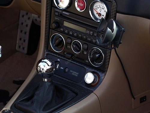 For Mazda MX-5 MX5 NB Dash Air Con Aluminium Rings Heater Control Surrounds - Picture 7 of 9