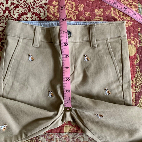 Jaine & Jack Boy's Plaid Shirt Chino Pants w/Dogs 2 Piece Set Blue/Tan Size 4 - Picture 16 of 17