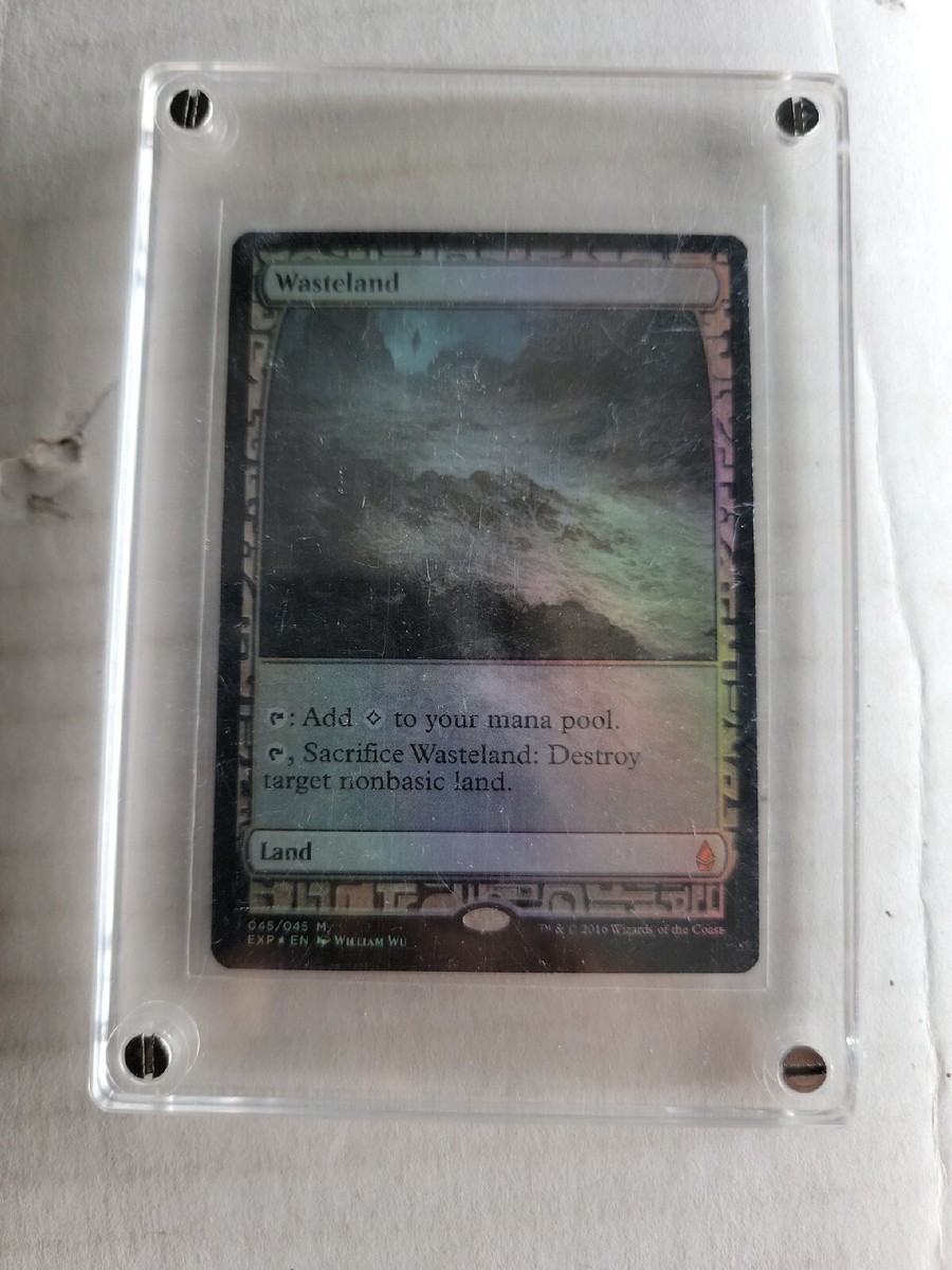 Wasteland Foil (045/045) Zendikar Qimira Magic MTG Free Ship/Track