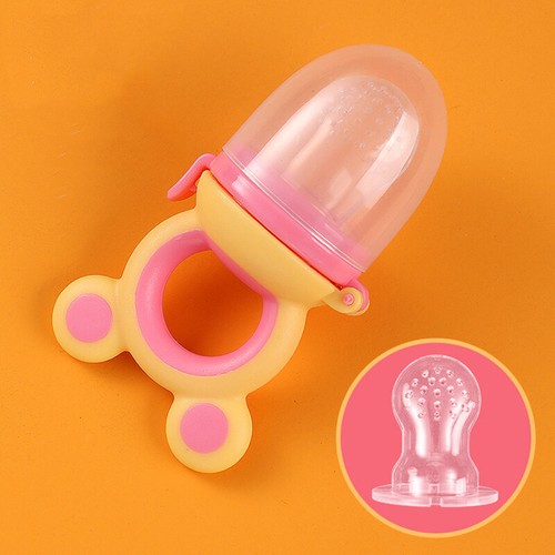 Feeding Dummy Teethers Fruit Bite Bag Pacifier Baby Food Feeder Eat Safety Toy~ - Picture 20 of 26