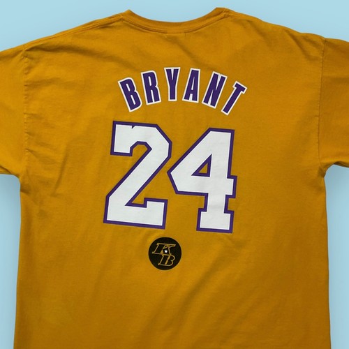 T-Shirt Kobe Bryant schwarz Mamba Tribute Herren XL KB LA Lakers 8 24 FEHLERHAFT - Bild 8 von 10