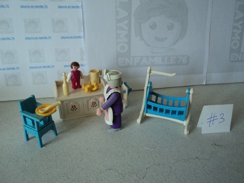 Set Playmobil Vintage 1900 - Nourrice Et Landau (réf. 5502) De 1989