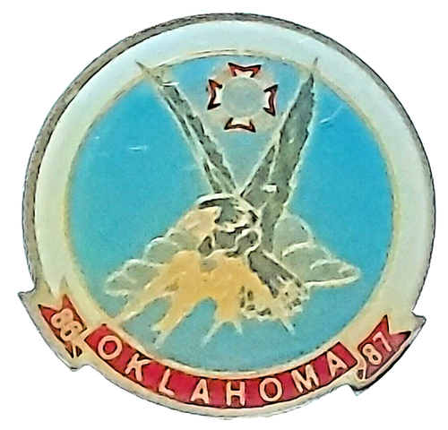 VFW Oklahoma 1986-1987 Lapel Pin - Picture 1 of 2