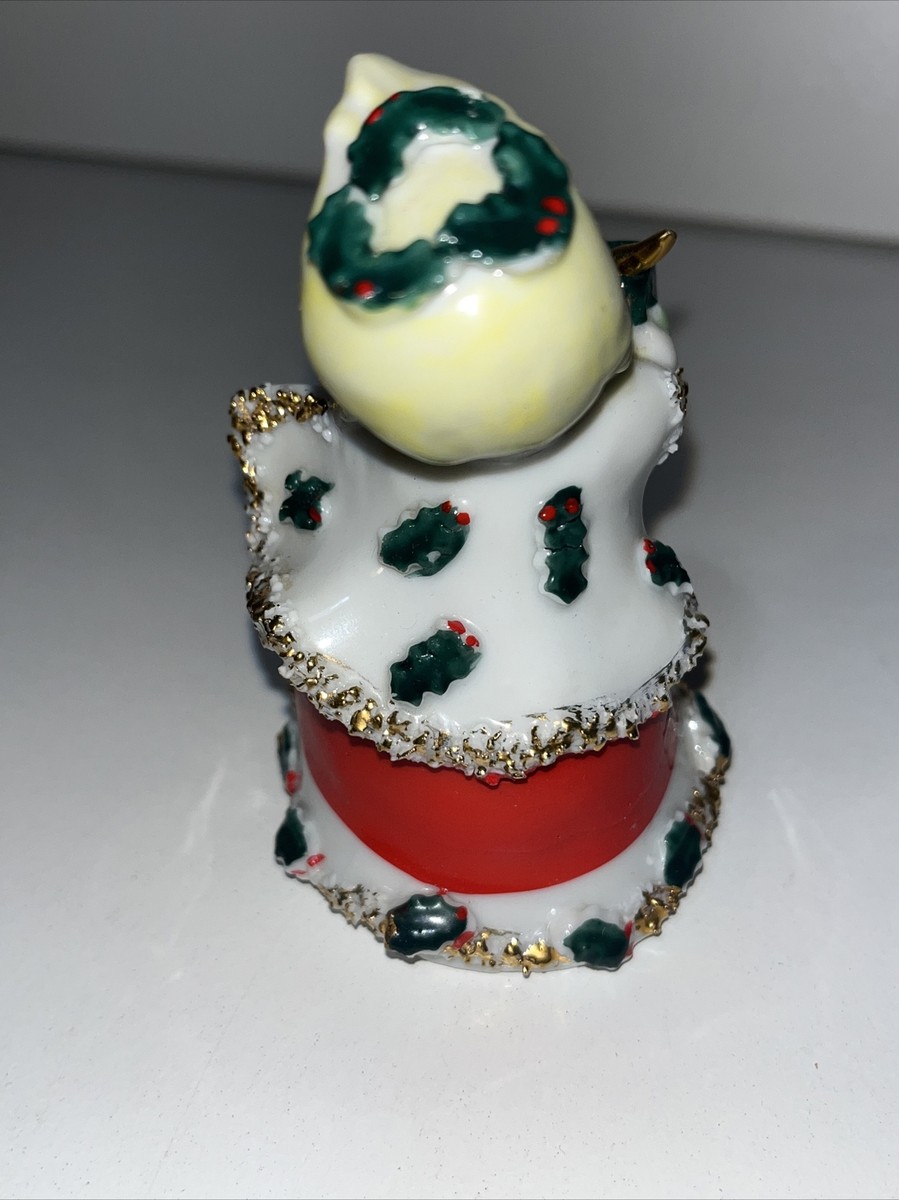 SET OF 2 RARE VINTAGE GEO Z LEFTON CERAMIC CHRISTMAS SET OF 2 RARE VINTAGE GEO Z LEFTON CERAMIC CHRISTMAS