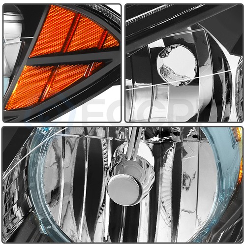 Pair Headlight Assembly Fits 2008-2012 Chevy Malibu Set Headlamp Assembly - Picture 6 of 7