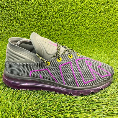 Nike Air Max Flair Uptempo Mens Size Gray Purple Athletic Shoes  Sneakers
