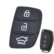 Remote Key Fob Shell Replacement Pad For Hyundai Creta I20 ,I40 ix35 Santa fe