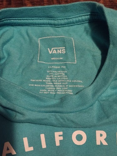 Vans Off The Wall California Native Classic Fit Tee Mens Medium - Picture 3 of 4