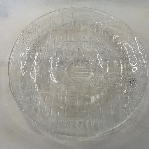 Vintage Mount Blown Clear Crystal Glass Plate Rim Dish Bowl ๐ฎ๐น๐ฎ๐น - Picture 2 of 10