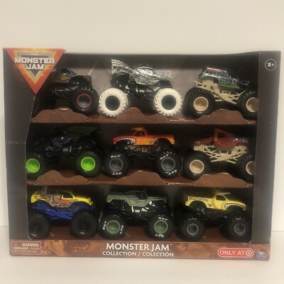 モンスタージャム 9台 ミニカー 新品 Monster Jam トラッ fE9I Monster Jam Collection 9 Pack Target Exclusive 778988378083