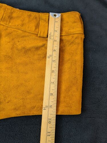Vintage Leder Damen Shorts Rindsleder Western Festival Wear 32" - Bild 10 von 16