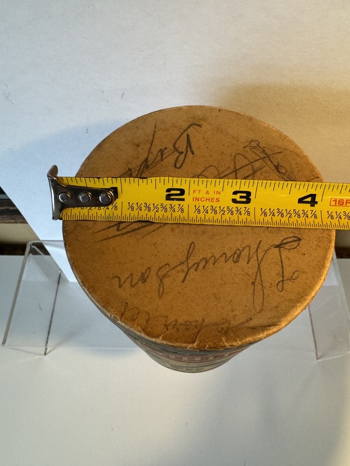 PURITY BRAND Rolled Oats / Cardboard Can Box / Keokuk & Davenport, Iowa