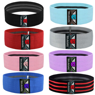 #ad #ad Hip Circle Resistance Band Fitness Loop Elastic Booty Legs Exercise Bands Glute $6.49