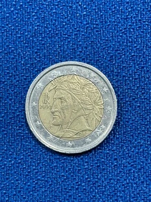PIECE 2 euro 2002 ITALIE Dante alighieri - Photo 1/2