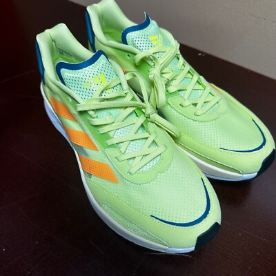 Adidas Mens Lime Orange Adizero Boston 10 M GY0927 Running Shoes Size US 11.5 Adidas Adizero Boston 10 Pulse Lime Flash | Mercari main image 4