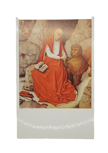 St Jerome in the Desert Rogier Van Der Weyden Detroit Institute Arts Postcard - Picture 2 of 5