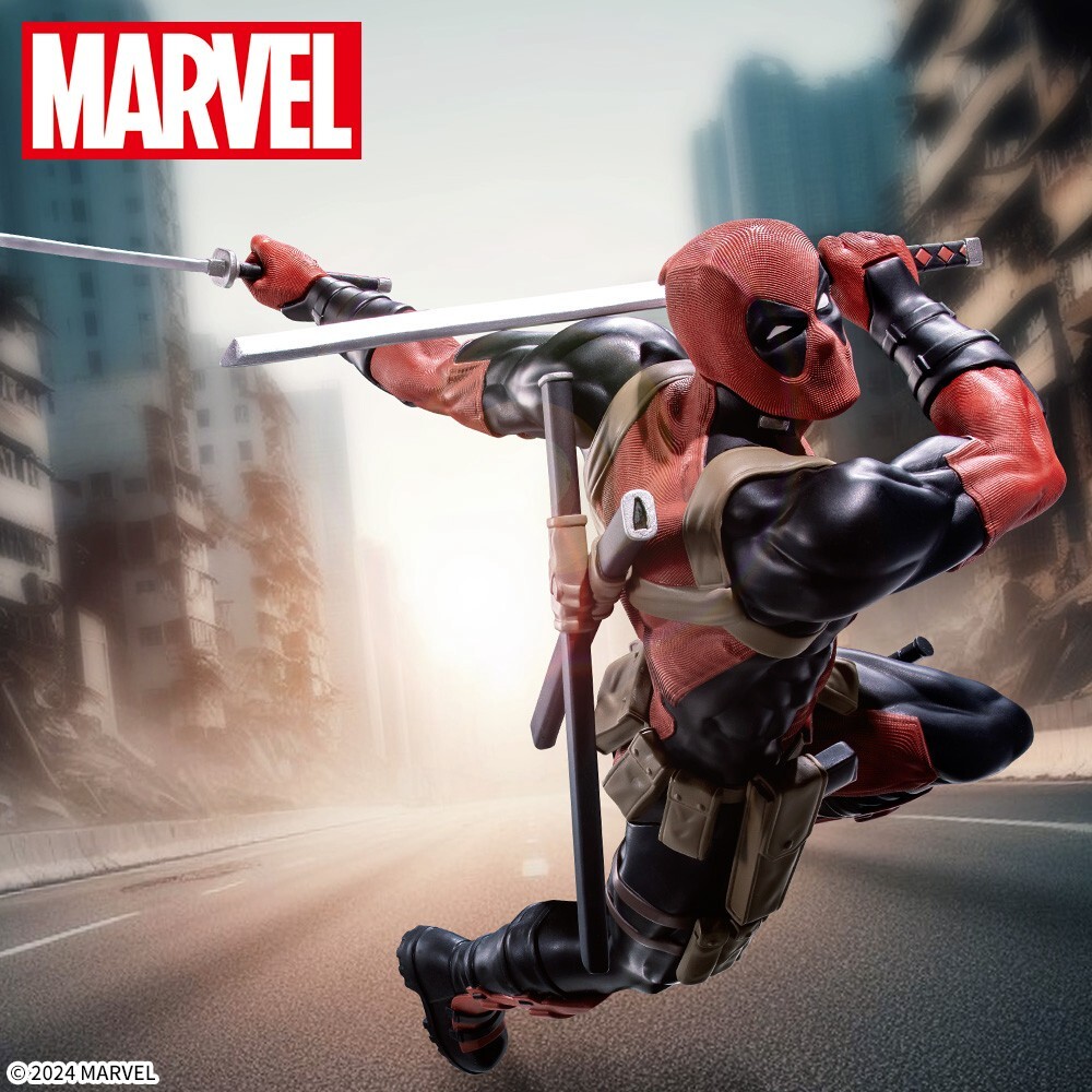 SEGA MARVEL COMICS Deadpool & Wolverine Figure Luminasta New SEGA MARVEL COMICS Deadpool & Wolverine Figure Luminasta New