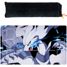Reshiram Playmat TCG Card Game Play Mat Gaming Desk Mat Mouse Pad  _b47
