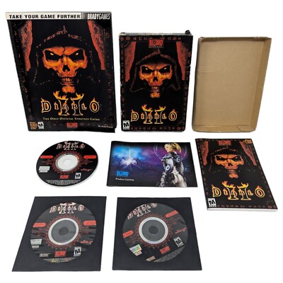 Diablo 2 PC Game Complete in Box 3 Discs + Strategy Guide | eBay