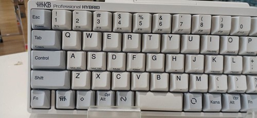 PFU HHKB Professional HYBRID Type-S Keyboard Layout White PD-KB820WS From Japan - Afbeelding 2 van 17