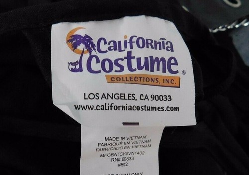 Crypt Master Kids Skeleton Reaper Black Robe Halloween Costume 12-14 XL #5613 - Picture 8 of 8