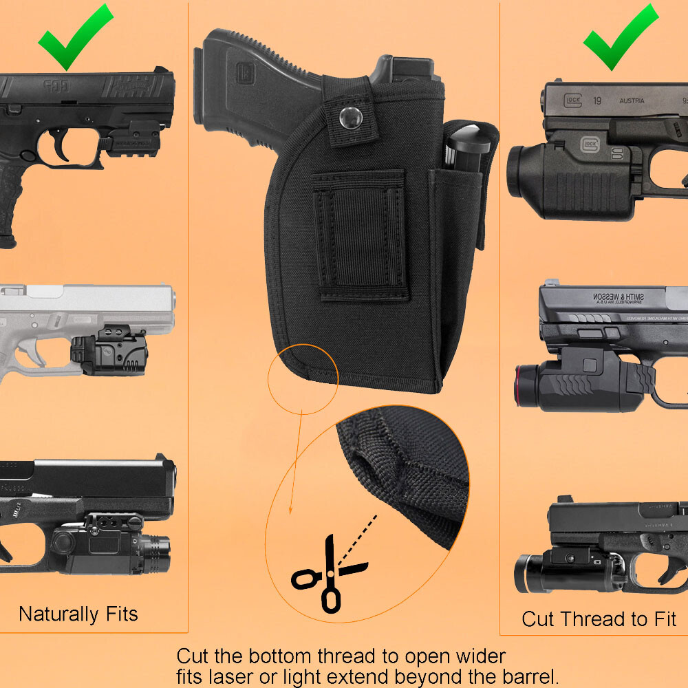 Tactical IWB/OWB Gun Holster Pistol Car Holster Fit Handgun with