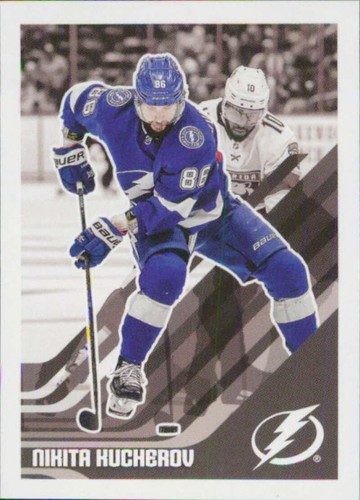 2022 Topps NHL Sticker Collection Nikita Kucherov #666 card
