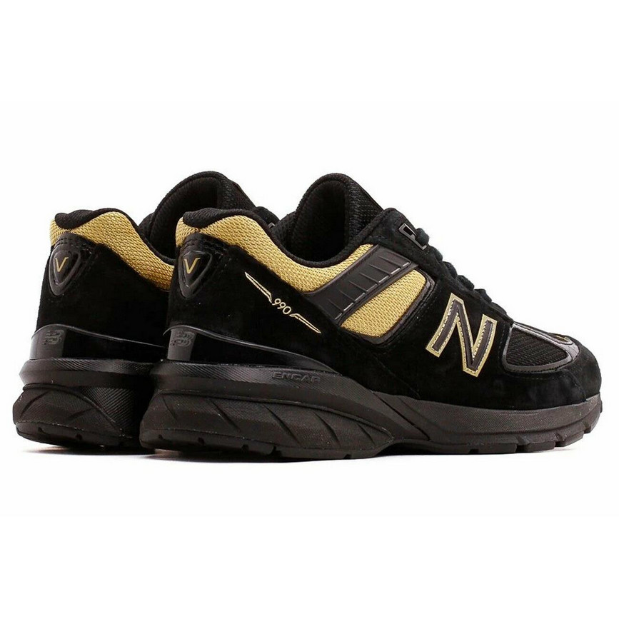 Balance 990 V5 Black And Gold New Balance Shoes New Balance 990v5
