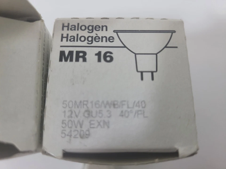 Lote de 6 totales 50MR16 Sylvania Tru-Aim Titan 50W 12V, 20W 12V sin probar. Foto 4 de 4