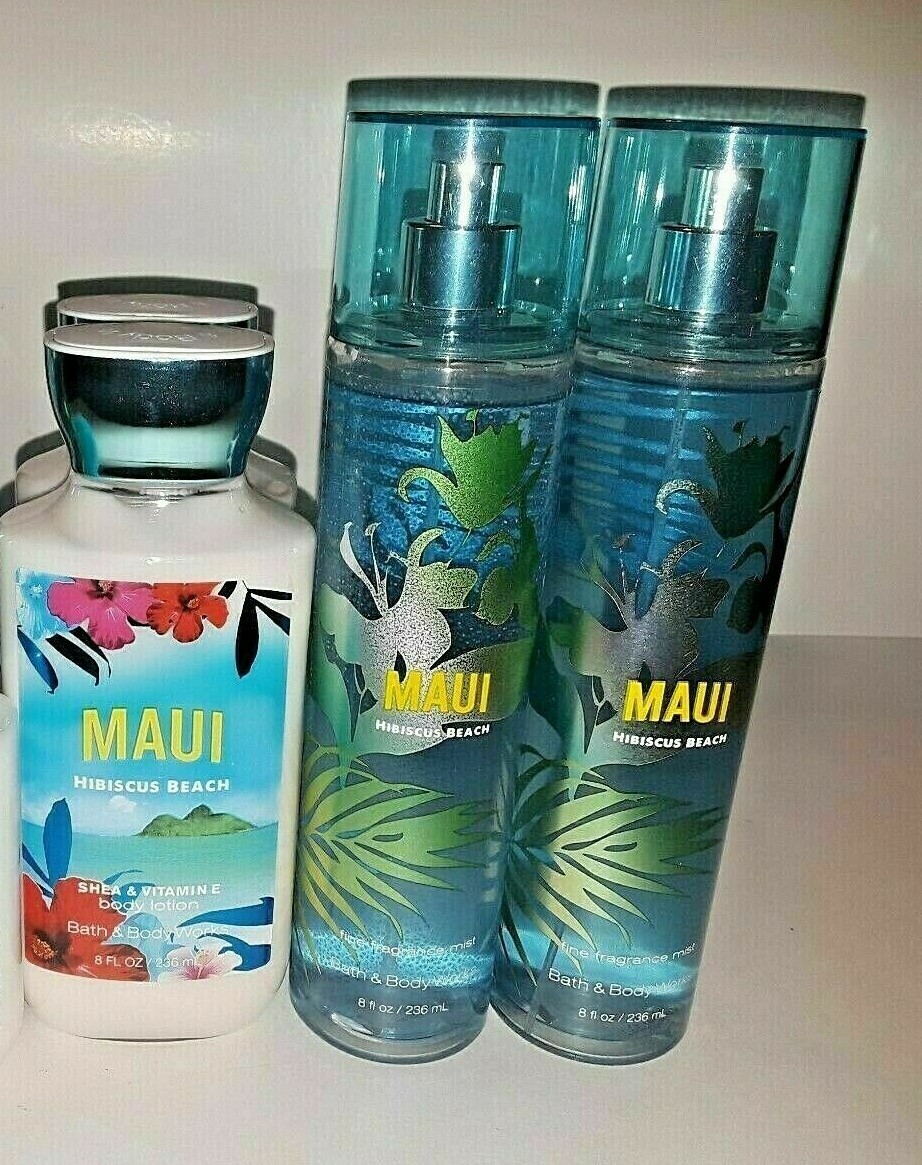 Bath Body Works MAUI Hibiscus Beach Triple Moisture CREAM Fragrance