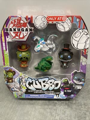 Bakugan Spin Master CUBBO TROX PEGATRIX FIGURE SET 6062535 No Reserve!