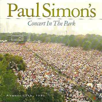 2xCD Paul Simon Paul Simons Concert In The Park (August 15th, 1991) Warner