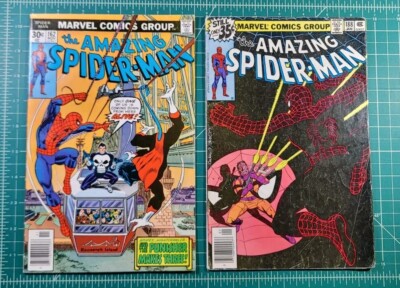 Amazing Spider-Man #162 & 188 (1976) Low Grade 1st & 2nd App Jigsaw! Marvel