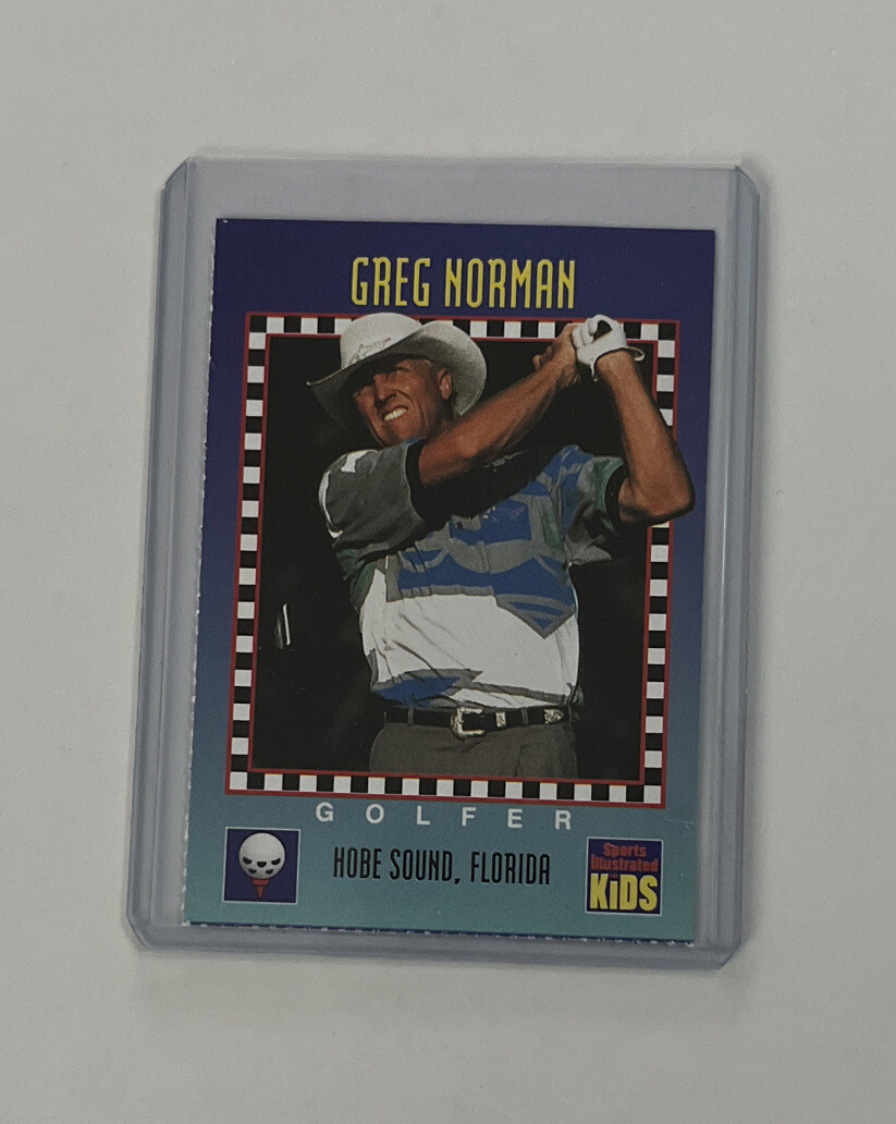 GREG NORMAN ROOKIE #271 Golfer: 1994 SPORTS ILLUSTRATED FOR KIDS SI Blemish