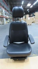 Air Seat KAB 151 Series Agricultural Construction Equipment Black Vinyl 12v
